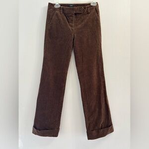 Vintage Y2K J.Crew Women’s Brown Corduroy City Fit Pants Size 0